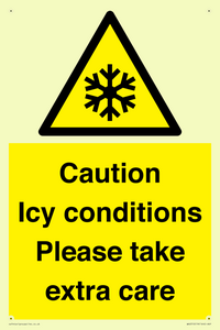 WK6310: Caution Icy conditions please take extra care
