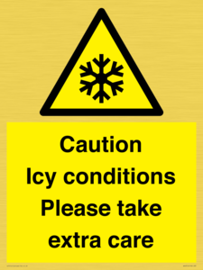 WK6310: Caution Icy conditions please take extra care