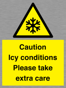 WK6310: Caution Icy conditions please take extra care
