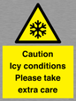 WK6310: Caution Icy conditions please take extra care