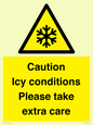 WK6310: Caution Icy conditions please take extra care