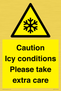 WK6310: Caution Icy conditions please take extra care