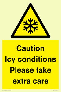 WK6310: Caution Icy conditions please take extra care