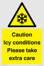 WK6310: Caution Icy conditions please take extra care