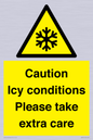 WK6310: Caution Icy conditions please take extra care