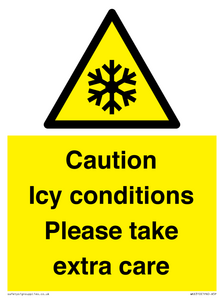 WK6310: Caution Icy conditions please take extra care