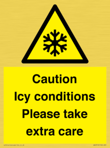 WK6310: Caution Icy conditions please take extra care