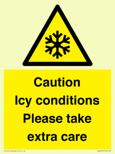 WK6310: Caution Icy conditions please take extra care