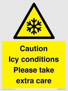 WK6310: Caution Icy conditions please take extra care