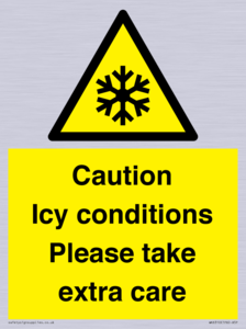 WK6310: Caution Icy conditions please take extra care