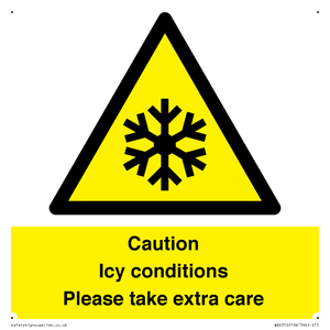 WK6310: Caution Icy conditions please take extra care