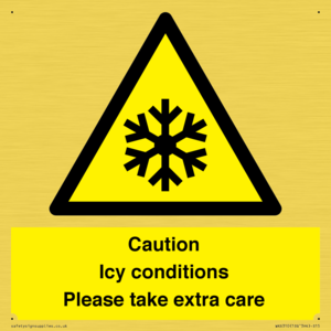 WK6310: Caution Icy conditions please take extra care