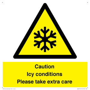 WK6310: Caution Icy conditions please take extra care