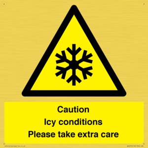 WK6310: Caution Icy conditions please take extra care