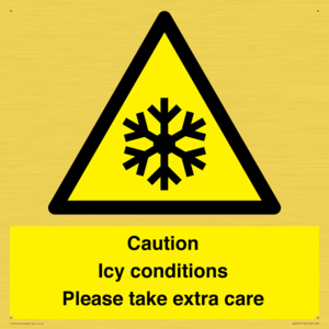 WK6310: Caution Icy conditions please take extra care