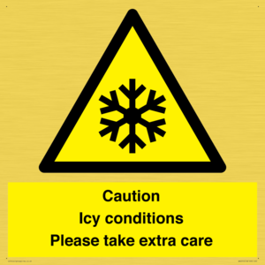 WK6310: Caution Icy conditions please take extra care