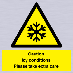 WK6310: Caution Icy conditions please take extra care