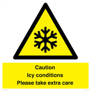 WK6310: Caution Icy conditions please take extra care
