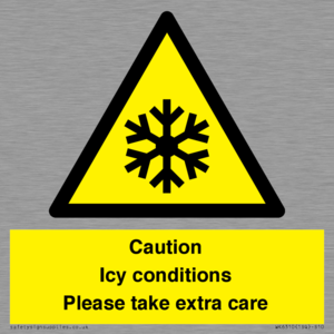 WK6310: Caution Icy conditions please take extra care