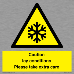 WK6310: Caution Icy conditions please take extra care