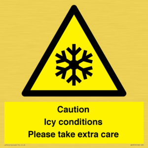 WK6310: Caution Icy conditions please take extra care