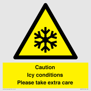 WK6310: Caution Icy conditions please take extra care