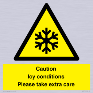 WK6310: Caution Icy conditions please take extra care