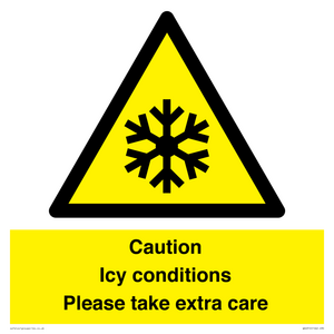 WK6310: Caution Icy conditions please take extra care