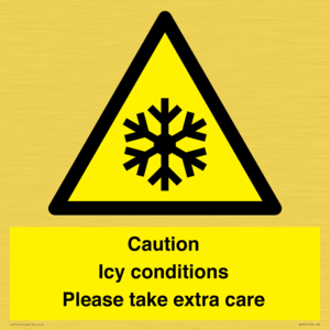 WK6310: Caution Icy conditions please take extra care