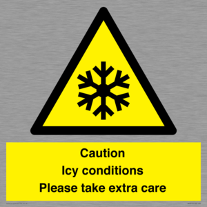 WK6310: Caution Icy conditions please take extra care