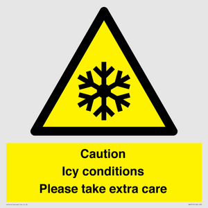 WK6310: Caution Icy conditions please take extra care