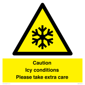 WK6310: Caution Icy conditions please take extra care