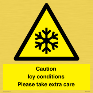 WK6310: Caution Icy conditions please take extra care