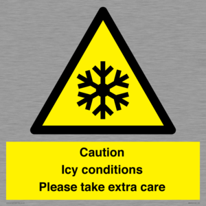 WK6310: Caution Icy conditions please take extra care