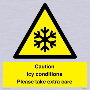 WK6310: Caution Icy conditions please take extra care