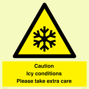 WK6310: Caution Icy conditions please take extra care