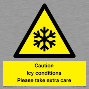 WK6310: Caution Icy conditions please take extra care