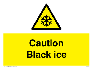 WK6313: Caution Black ice