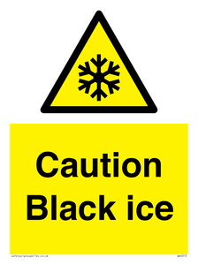 WK6313: Caution Black ice