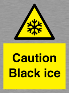 WK6313: Caution Black ice