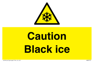 WK6313: Caution Black ice