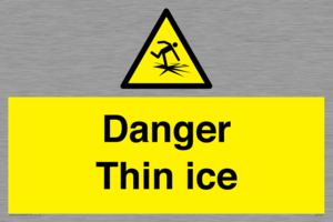 WK7007: Danger Thin ice