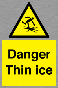 WK7007: Danger Thin ice