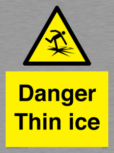 WK7007: Danger Thin ice