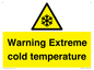 WK7012: Warning Extreme cold temperature