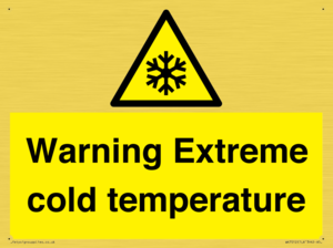 WK7012: Warning Extreme cold temperature