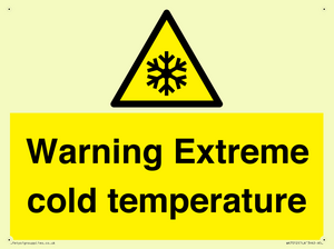 WK7012: Warning Extreme cold temperature