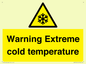 WK7012: Warning Extreme cold temperature
