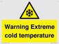 WK7012: Warning Extreme cold temperature