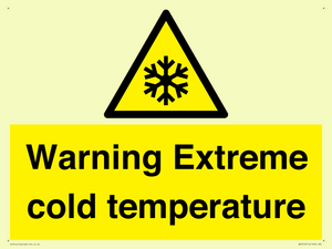 WK7012: Warning Extreme cold temperature